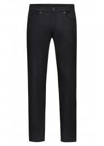 5-Pocket Herren-Hose in schwarz (Regular Fit)