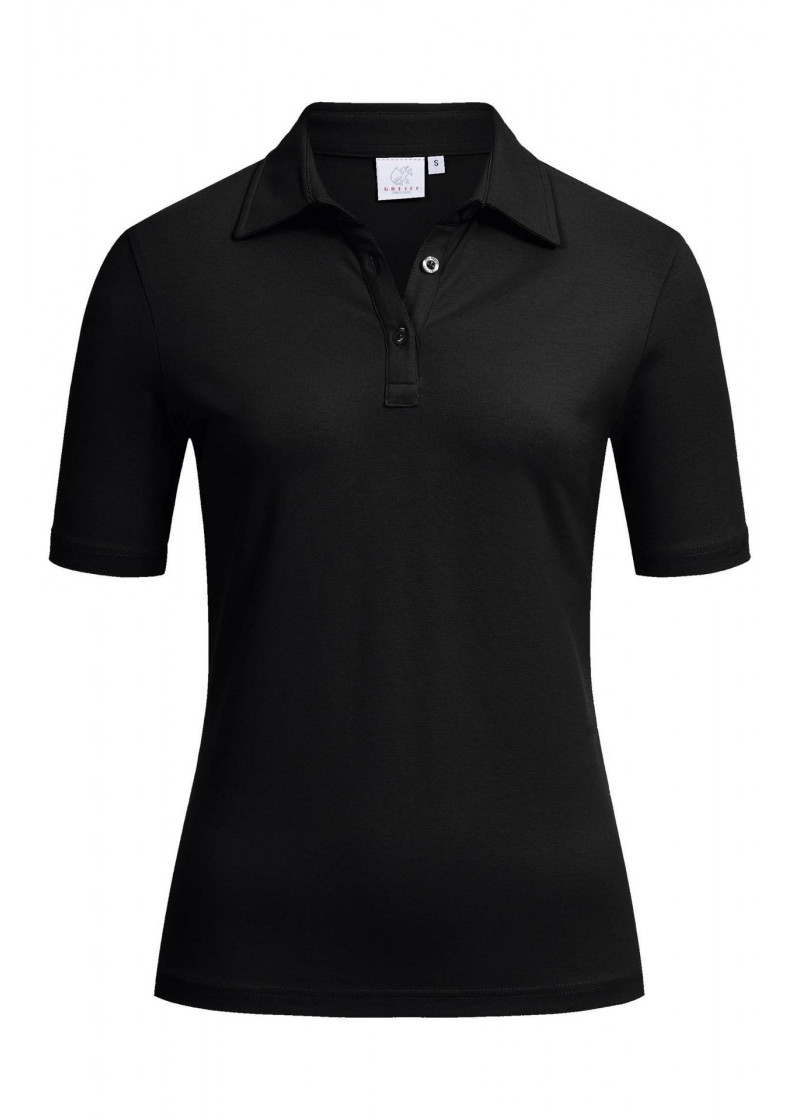 Damen Poloshirt - Schwarz