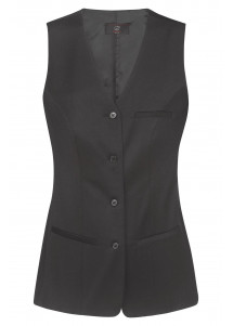 Damen-Weste Anthrazit Regular Fit Basic Line