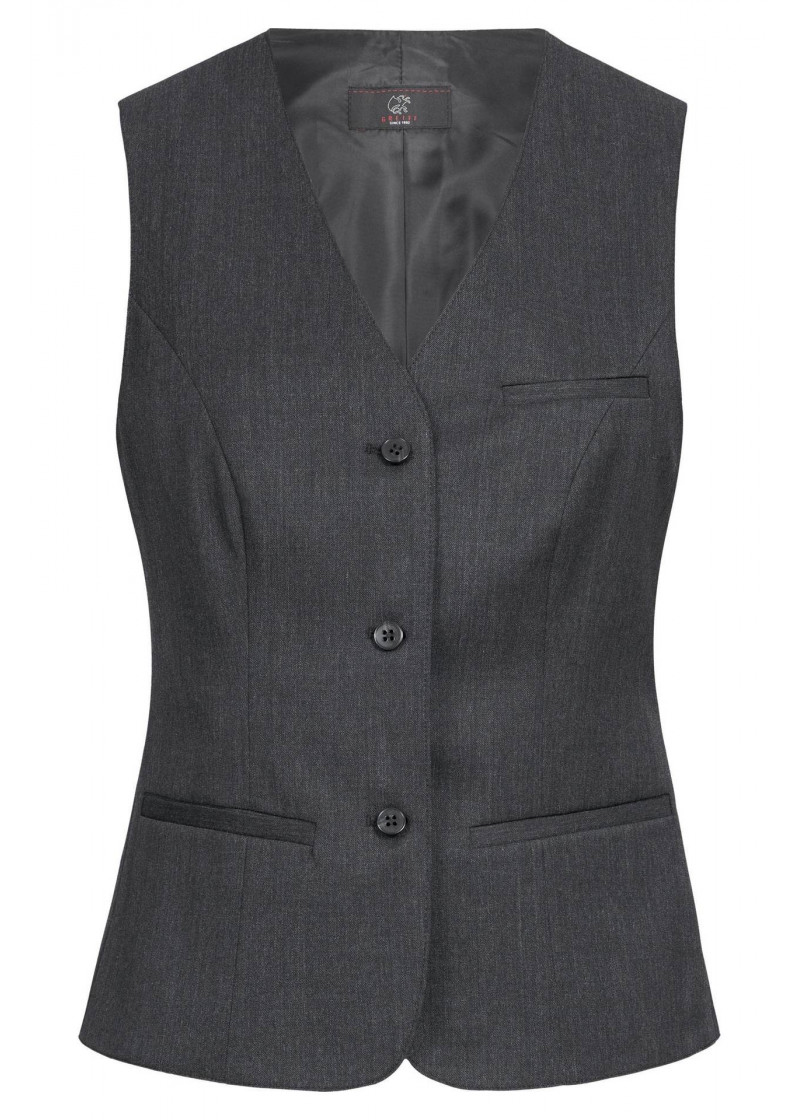 Damen-Weste in anthrazit (Regular Fit)