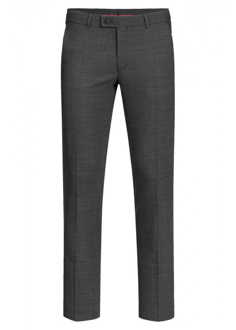 Herren-Hose Pinpoint schwarz  /  Komfortbund