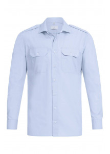 Pilothemd für Herren / Langarm / Basic Kollektion