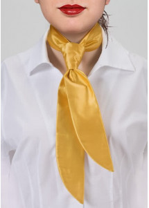 Service-Damenkrawatte gelborange monochrom