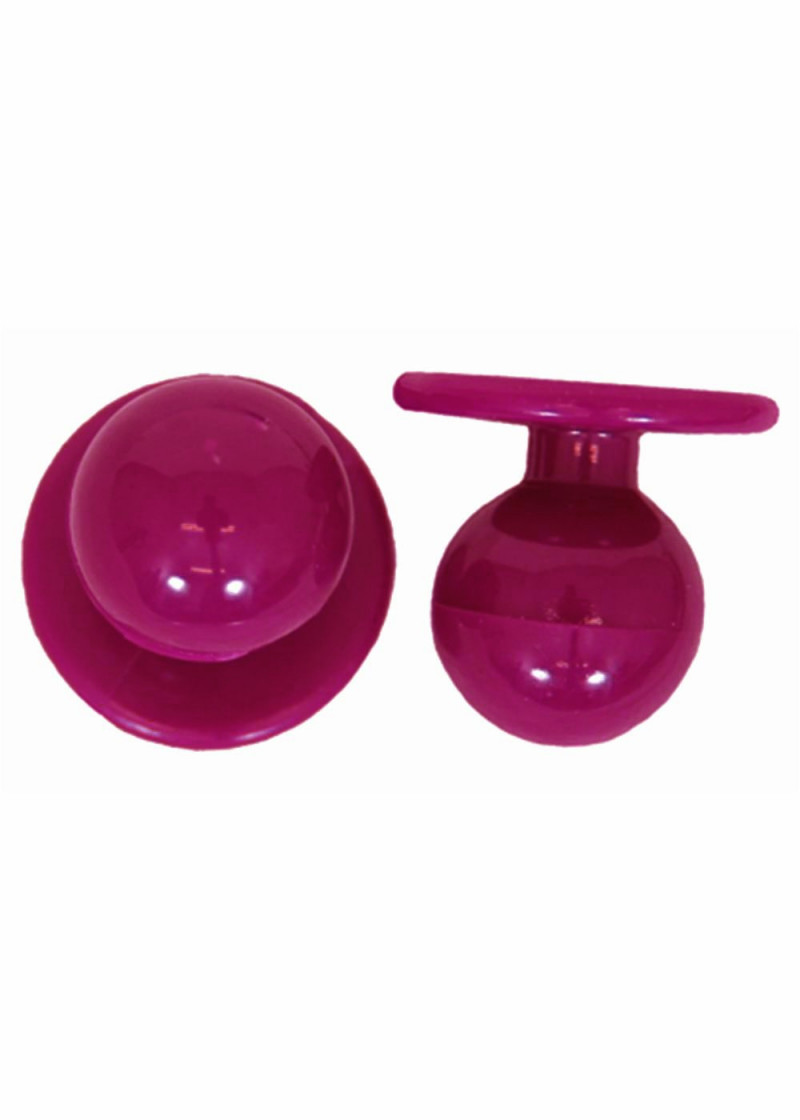 Kugelknöpfe im 12-er Pack (Hot Pink)