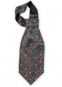 Ascot überschäumendes Paisley-Motiv dunkeltürkis
