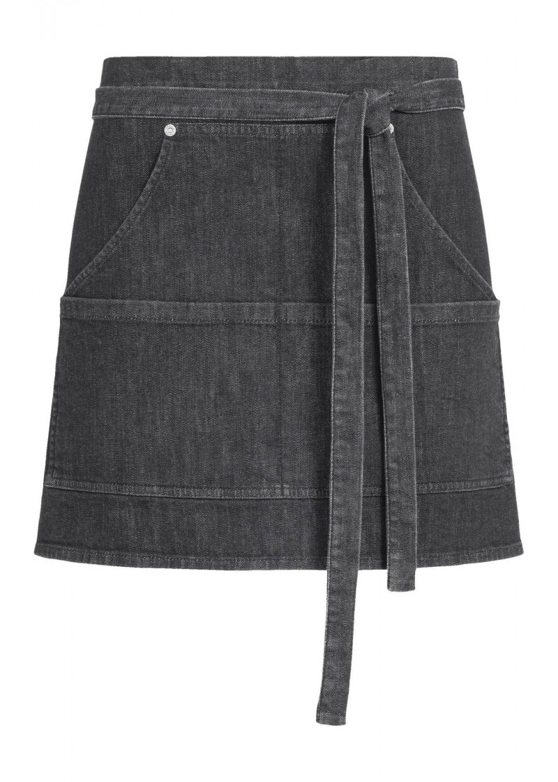 Black Denim Vorbinder  (Unisex / 77 x 40 cm)