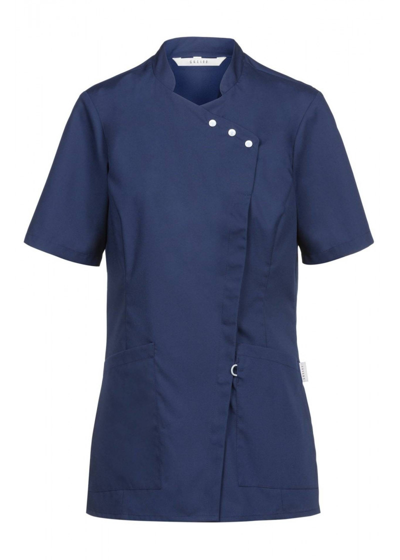 Damen-Kasack in dunkelblau / Regular Fit