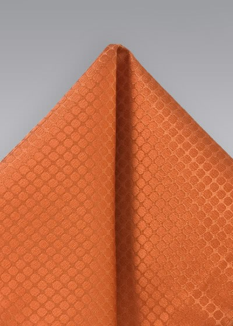 Einstecktuch Struktur orange^