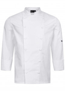 Klassische Unisex Kochjacke - Weiß