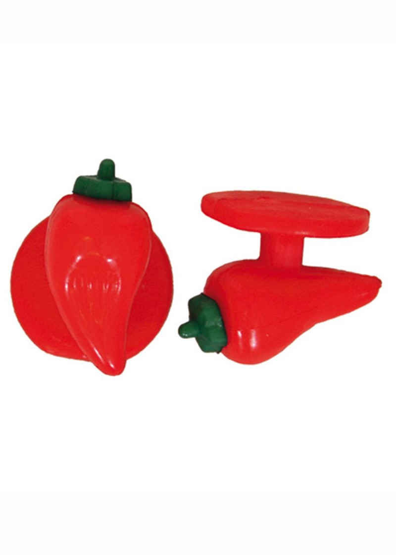 Kugelknöpfe im 12-er Pack (Peperoni)