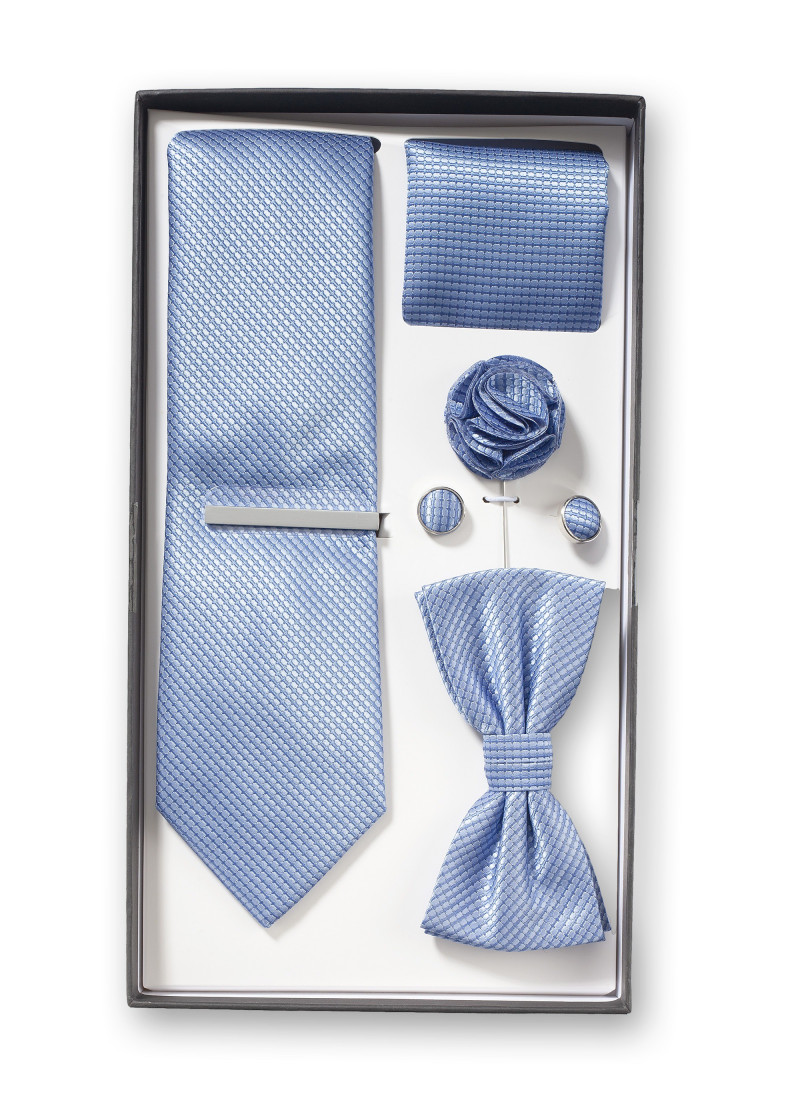 Geschenk-Set Krawatte Herren-Schleife Tuch