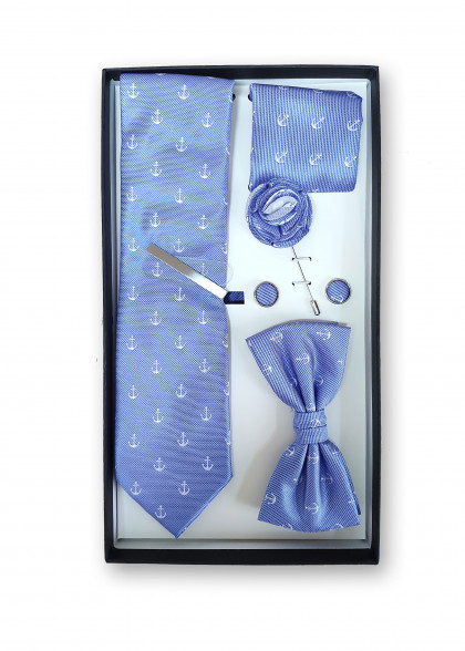 Geschenk-Set aus dem gleichen Stoff und Farbe