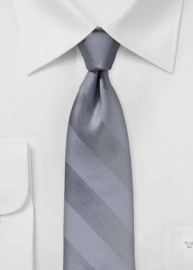 Businesskrawatte monochrom Streifen-Struktur
