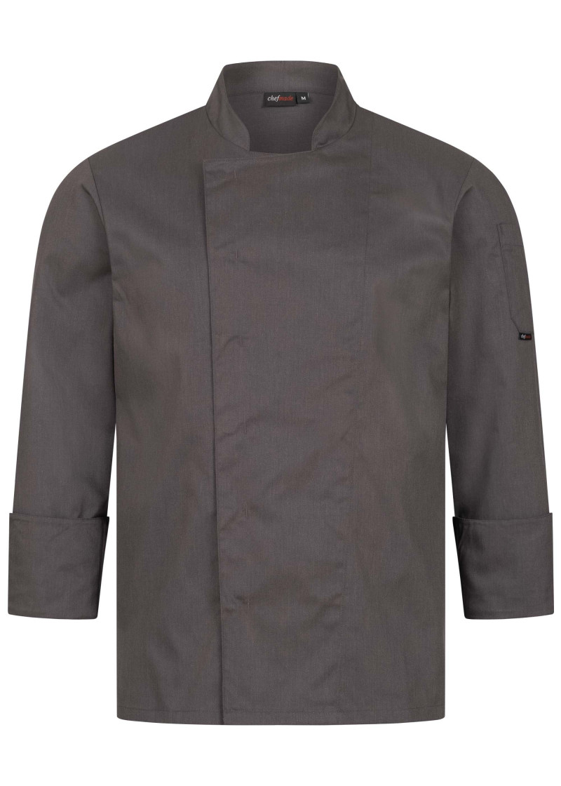 Herren Chef Jacket in denim anthrazit mit