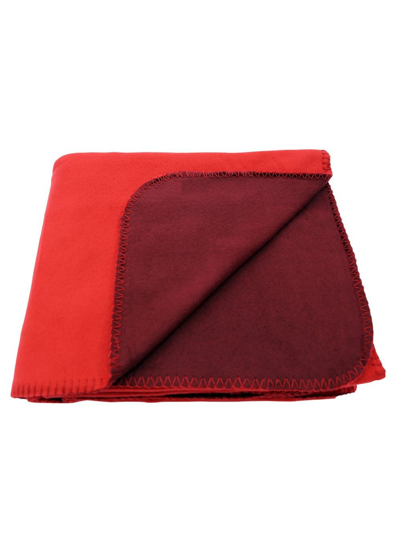 Doublefleece in bordeaux (130 x 160 cm)