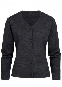 Damen-Strickjacke in steingrau