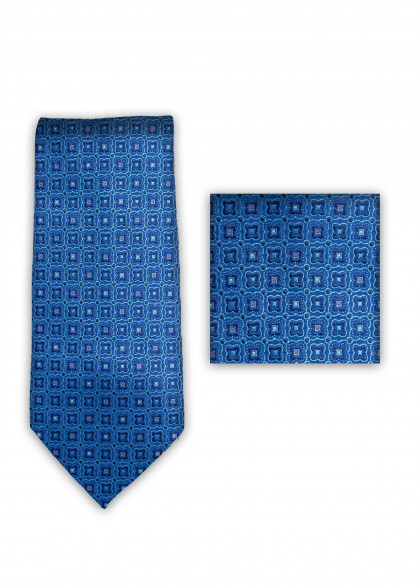Krawatten-Set aus dem gleichen Stoff und Farbe