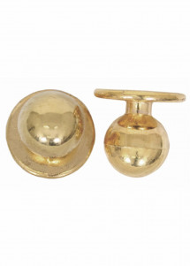 Kugelknöpfe im 12-er Pack (Gold)
