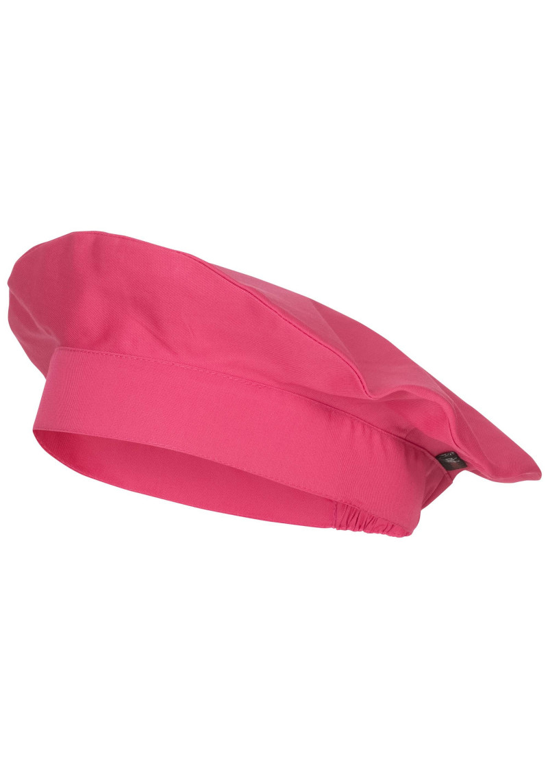 Barett-Kochmütze ohne Falten in pink