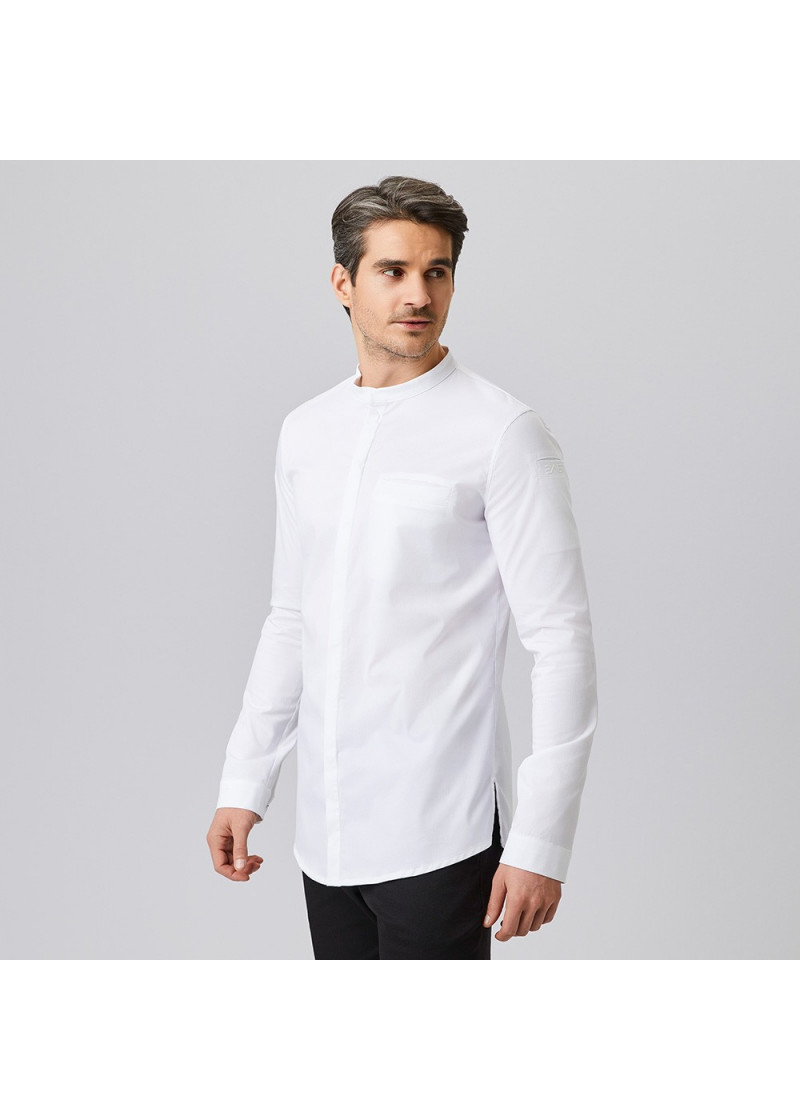 Funktions-Jacke aus Mischgewebe in weiß