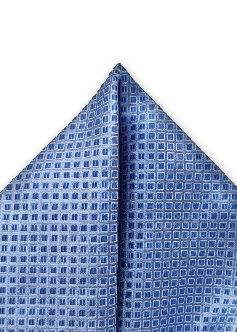 Kavaliertuch Struktur-Dessin himmelblau