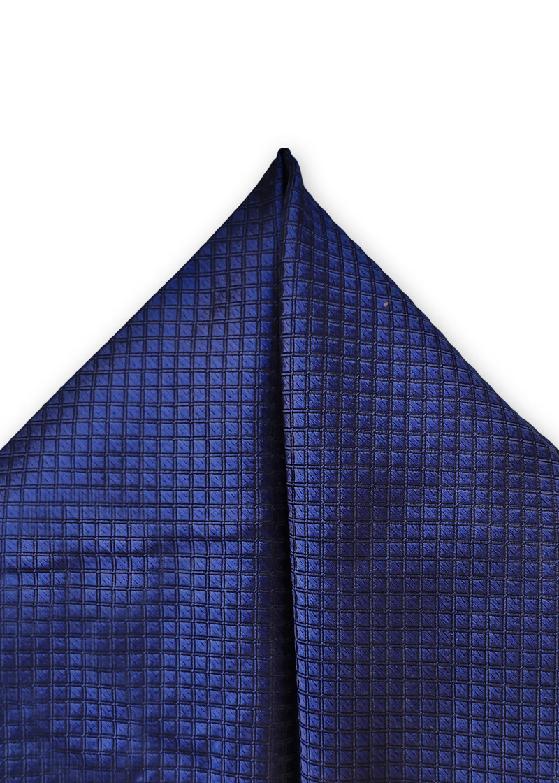 Kavaliertuch Struktur-Dekor navyblau