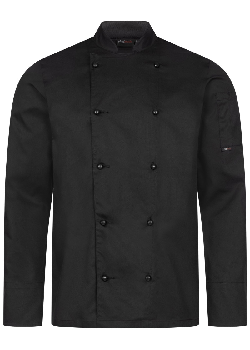Kochjacke für Herren (schwarz)