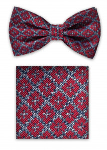 Fliegen-Set lineares Pattern mittelrot