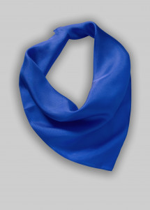 Halstuch Seide ultramarin unifarben