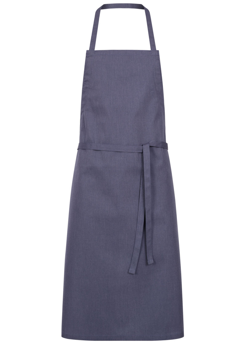Dunkelblaue Latzschürze ohne Taschen