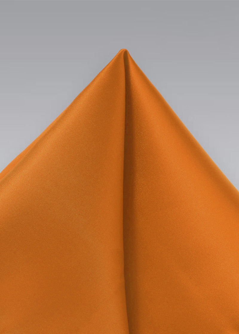Einstecktuch Satin orange