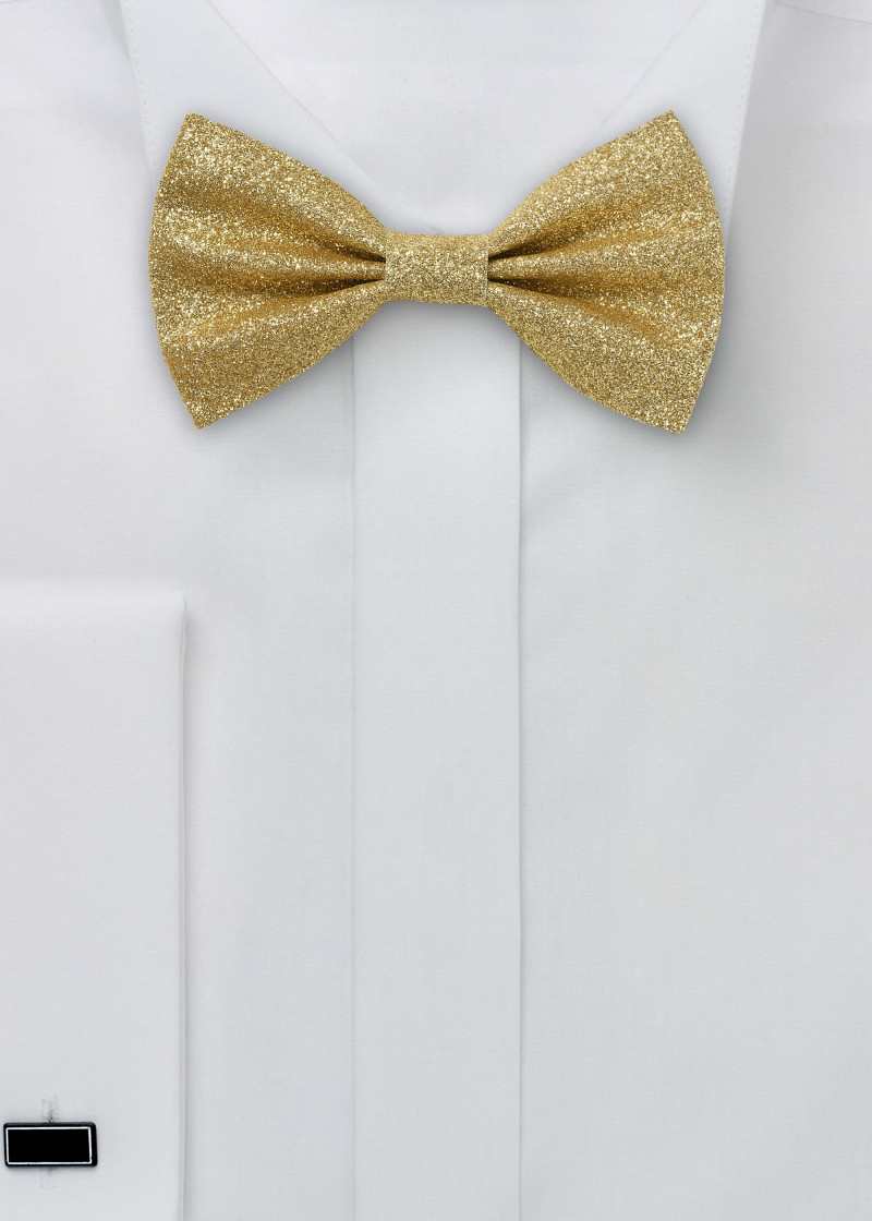 Goldglitter Fliege glitzernd