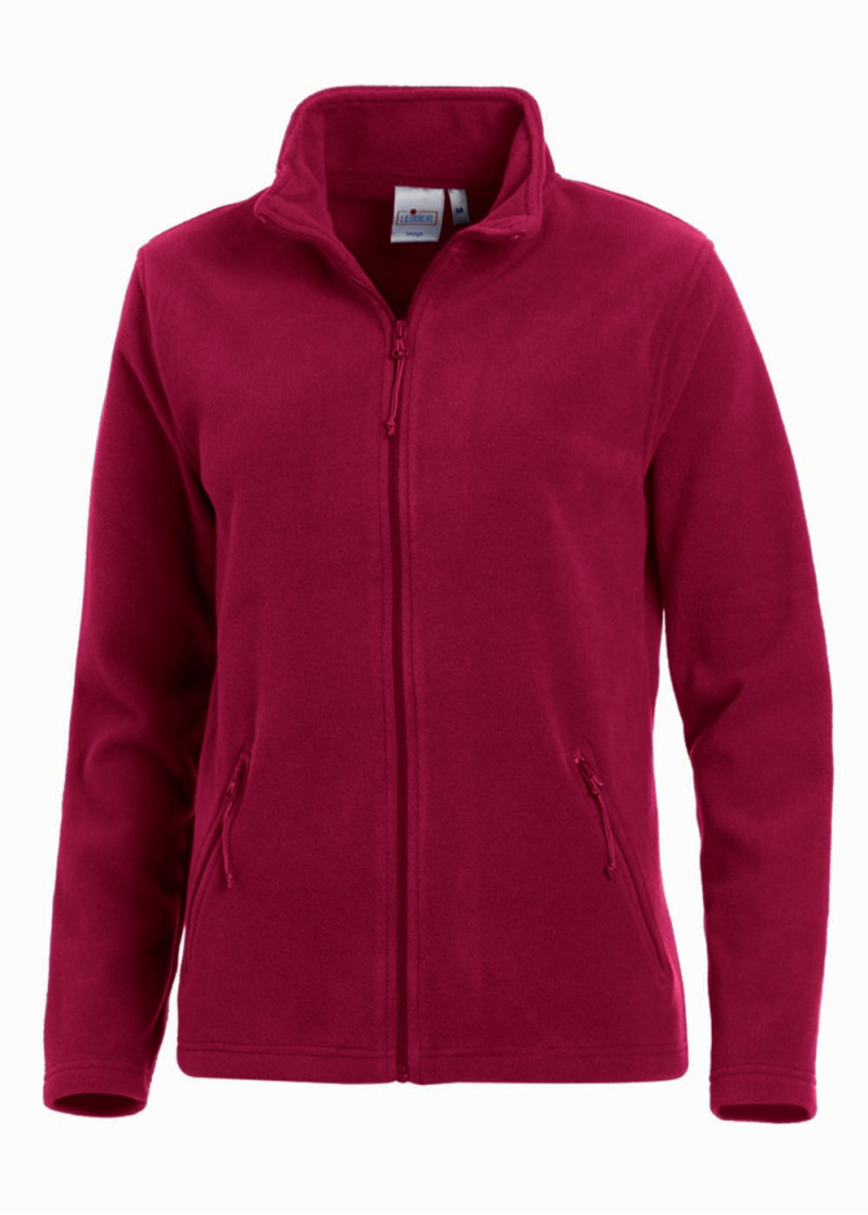 Gemütliche Damen-Fleecejacke in Beere