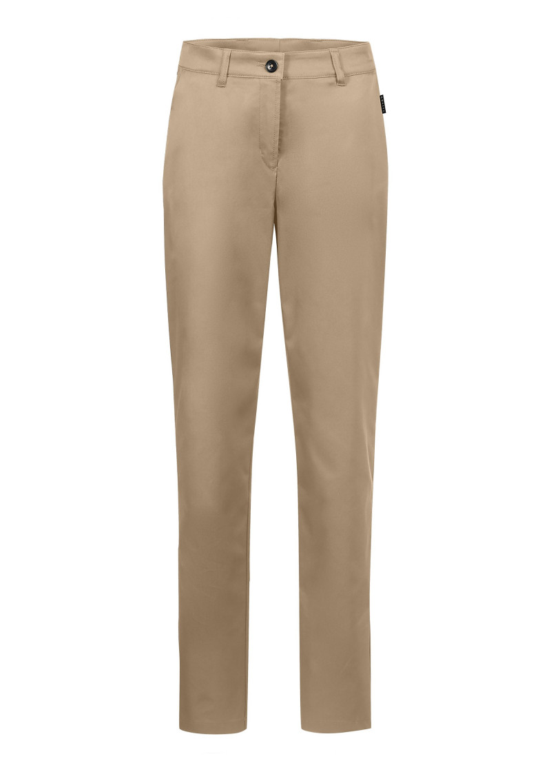 Damen Chino Hose in Sandfarben