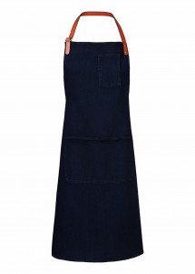 Elastische Schürze (mit Taschen) in Navy