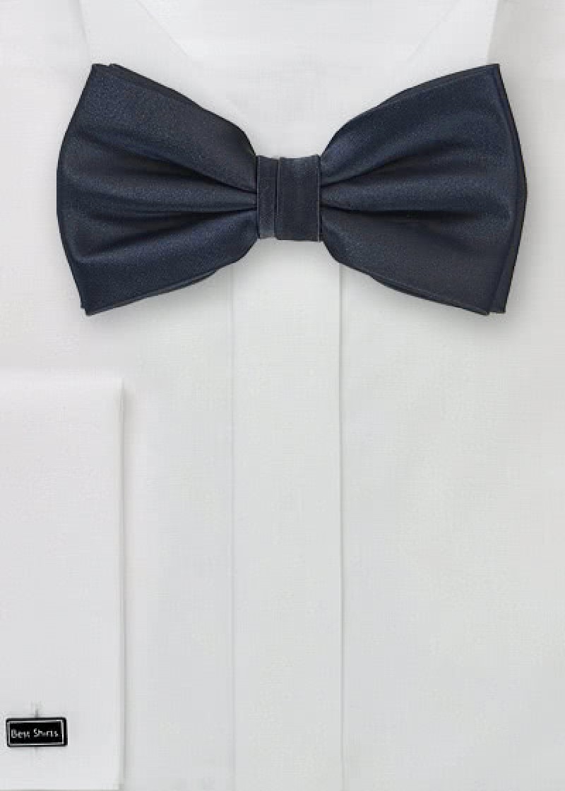 Herrenfliege Mikrofaser dark navy