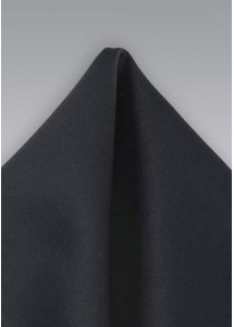 Einstecktuch Schwarz (einfarbig)