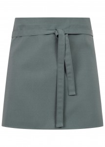 Kurze Schürze in grau