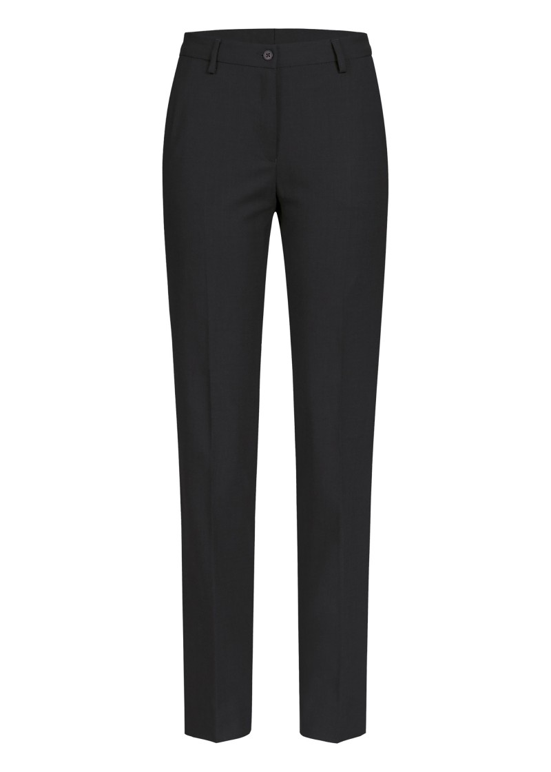 Schwarze Business Damenhose (Regular Fit)