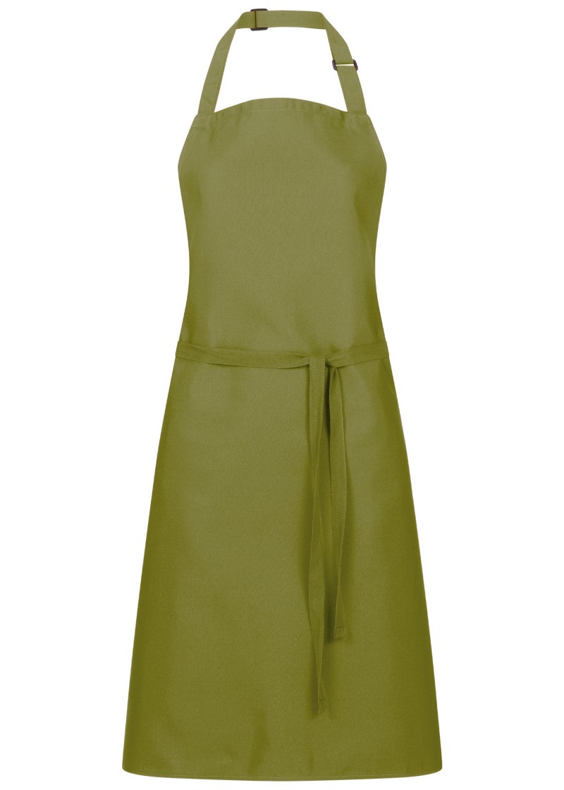 Latzschürze in olive von Chefmade