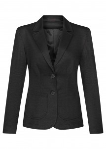 Jerseyblazer Damen Anthrazit Vorderseite