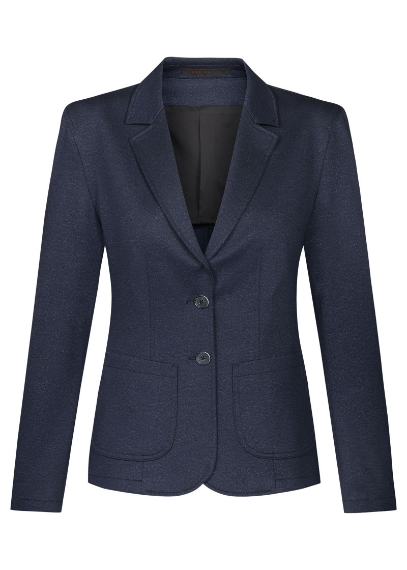 Damen-Jerseyblazer RF Casual in Blau meliert