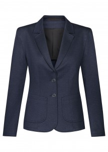 Damen-Jerseyblazer RF Casual in Blau meliert