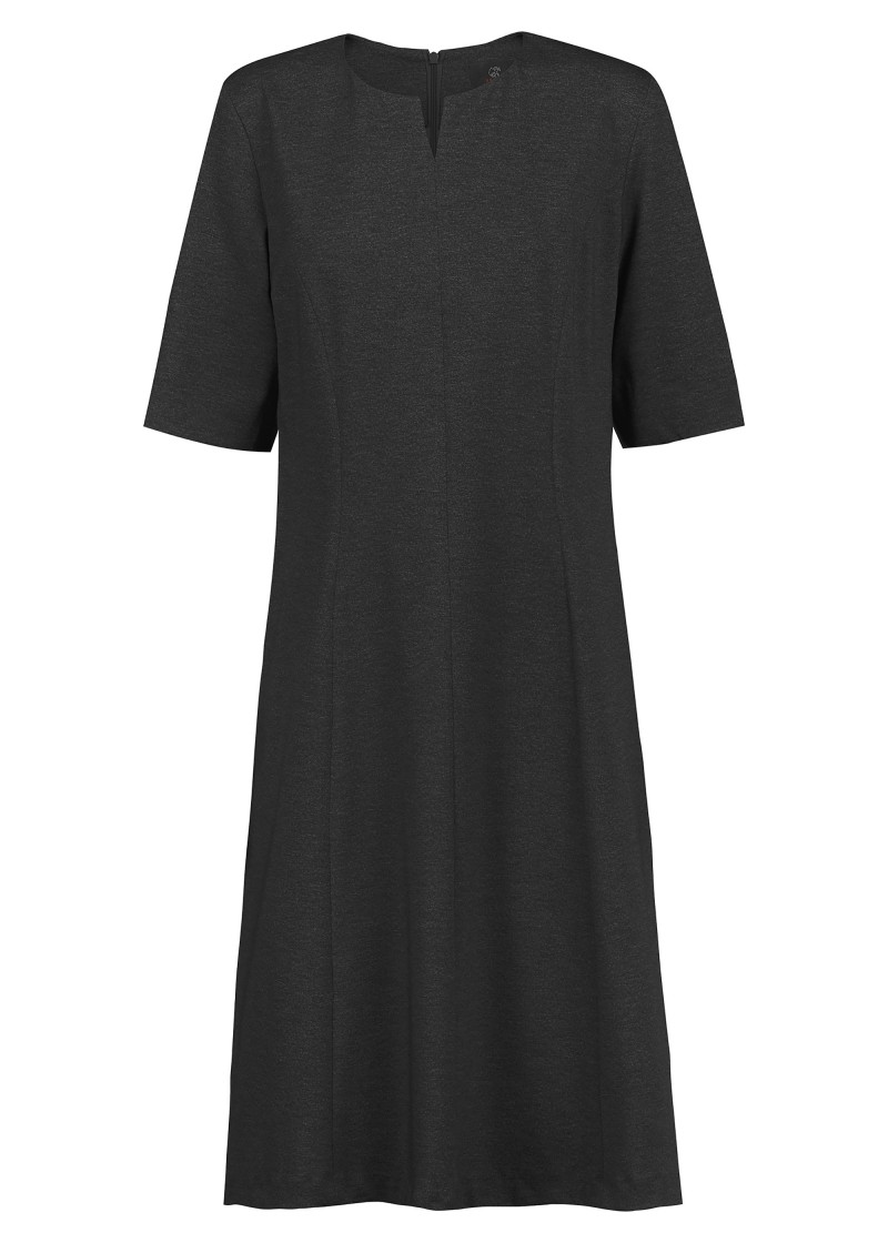 Greiff Damen - Jerseykleid in anthrazit meliert