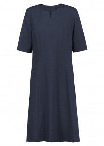 Greiff Damen - Jerseykleid in blau meliert