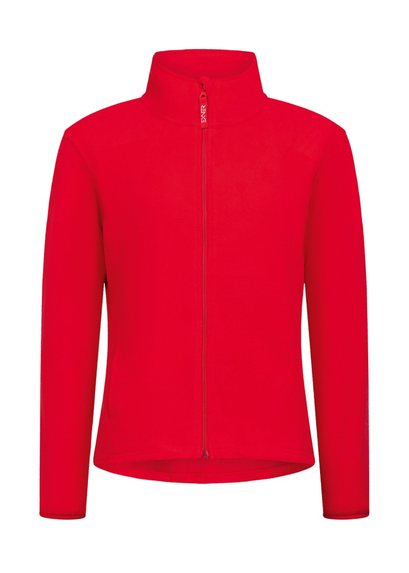 Rote Fleecejacke für Damen