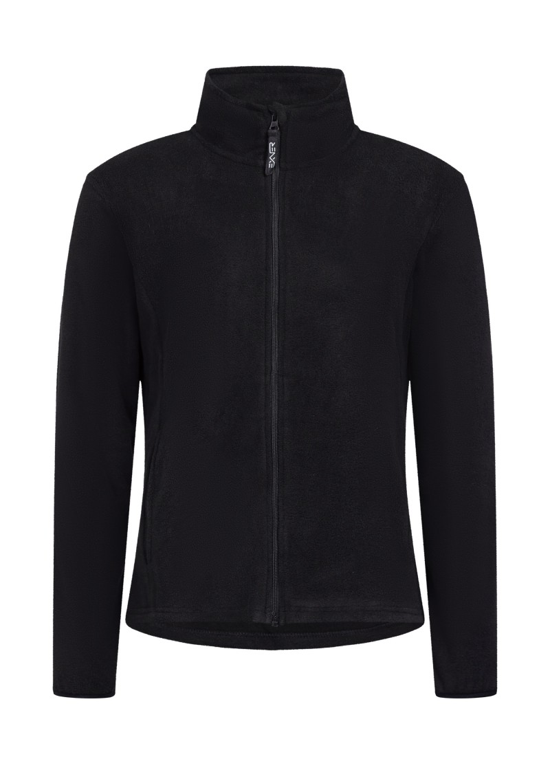 Schwarze Fleecejacke Damen