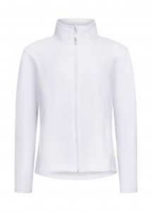 Weiße Fleecejacke Damen
