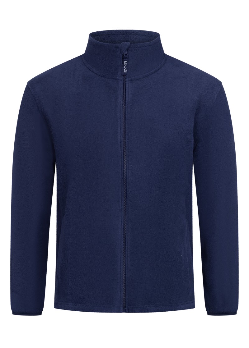 Navy Fleecejacke für Herren