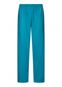 Schlupfhose Unisex Blaugrün einfarbig Exner vorne